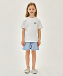 KIDS W DENIM SHORTS IN LIGHT BLUE image 3