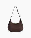CLASSIC LOGO ROUND SHOULDER BAG IN BROWN image 3