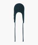 CLASSIC LOGO EARFLAP BEANIE IN TEAL image 3