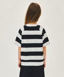 KIDS RAGLAN SHORT SLEEVE SWEATSHIRT IN STRIPE image 3