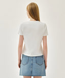 [REGEN] W FRENCH FRUIT SHOP GRAPHIC TEE IN WHITE image 3