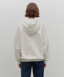 CLASSIC LOGO EMBROIDERY HOODIE (BRUSHED) IN OATMEAL