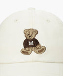 DOODLE BEAR CAP IN IVORY image 3