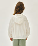 KIDS CLASSIC LOGO SEERSUCKER JACKET IN CREAM image 3