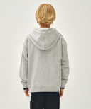 KIDS BEAR CLASSIC LOGO HOODIE IN HEATHER GREY image 3