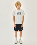 KIDS BEAR CLASSIC LOGO SHORTS IN NAVY image 3