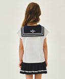 KIDS SAILOR AEROCOOL TEE IN WHITE image 3