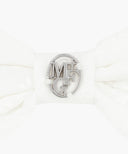 CIRCLE LOGO RIBBON HAIR PIN IN WHITE image 3