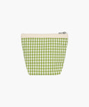 CLASSIC LOGO CHECK POUCH IN LIGHT GREEN image 3