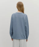 CLASSIC LOGO LONG SLEEVE IN ASH BLUE image 3