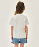 KIDS MARINE BEAR REGEN TEE IN WHITE image 3
