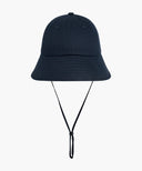 KIDS BEAR EMBROIDERY ROUND BUCKET HAT IN NAVY image 3