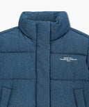 W DENIM CROP DOWN JACKET IN BLUE image 12
