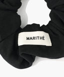 W BASIC COTTON SCRUNCHIE IN BLACK image 3
