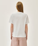 STAMP CLASSIC LOGO TEE IN WHITE image 3