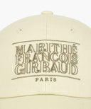 OUTLINE CLASSIC LOGO CAP IN IVORY image 6
