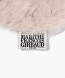 CLASSIC LOGO FUR SCRUNCHIE IN BABY PINK image 3