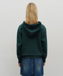 CLASSIC LOGO HOODIE IN GREEN image 3
