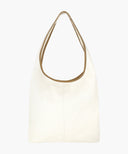 CLASSIC LOGO ONE SHOULDER BUCKET BAG IN NATURAL image 4