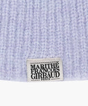 CLASSIC LOGO HAIRY BEANIE IN LIGHT PURPLE image 3