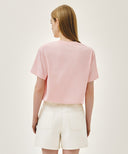 AEROCOOL SMALL CLASSIC LOGO TEE IN PINK image 3