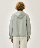 CLASSIC LOGO HOODED PATTERN JACKET IN CHECK image 3