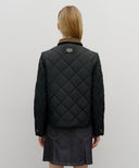 W DETACHABLE QUILTING JACKET IN BLACK image 3