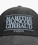 CORDUROY CLASSIC LOGO CAP IN CHARCOAL GREY image 3
