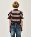 SMALL CLASSIC LOGO PK COLLAR TEE IN STRIPE image 6