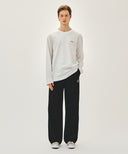 CLASSIC LOGO SWEAT PANTS IN BLACK image 3