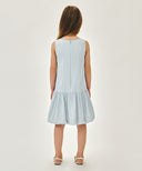 KIDS W BUBBLE SLEEVELESS ONEPIECE IN STRIPE image 3