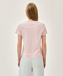 W CLASSIC LOGO TEE IN LIGHT PINK image 3