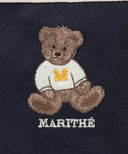 DOODLE BEAR POUCH IN NAVY image 8