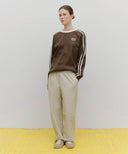 MARITHÉ SPORT NYLON TRACK PANTS IN BEIGE image 3