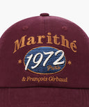 ELLIPSE GRAPHIC CAP IN BURGUNDY image 3