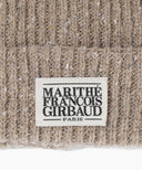CLASSIC LOGO NEP BEANIE IN LIGHT BROWN image 3
