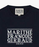 KIDS CLASSIC LOGO KNIT PULLOVER IN NAVY image 3