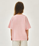 KIDS CLASSIC LOGO DYEING OVERSIZED TEE IN LIGHT PINK image 3
