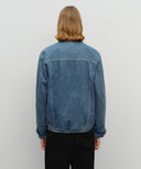 DENIM BLOUSON JACKET IN BLUE image 3