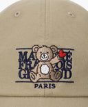 KIDS BEAR CLASSIC LOGO BALL CAP IN BEIGE image 3