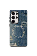 MATIN KIM X CASETIFY DENIM CIRCLE CASE IN BLUE image 9