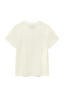 APPLIQUE LOGO PATCH TOP IN CREAM image 10
