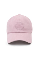 WASHED CIRCLE LOGO BALL CAP IN PINK image 5