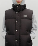 CLASSIC LOGO DOWN VEST IN BLACK image 4