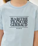 KIDS CLASSIC LOGO TEE IN LIGHT BLUE image 4