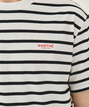 SMALL REGULAR LOGO TEE IN CHARCOAL GREY image 4