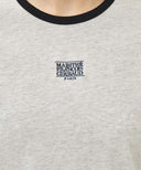 W CLASSIC LOGO RINGER TEE IN WHT/ RED image 4