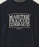 CLASSIC LOGO KNIT PULLOVER IN NAVY