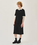 EMBO LOGO BERMUDA SWEAT SHORTS IN BLACK image 4