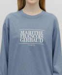 CLASSIC LOGO LONG SLEEVE IN ASH BLUE image 4